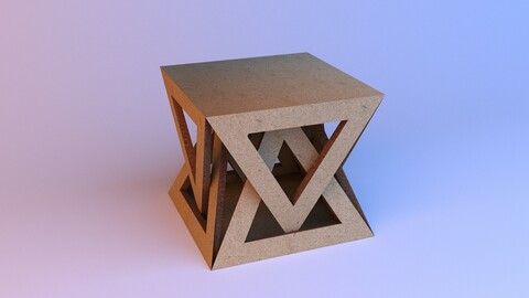 Cardboard furniture coffee table