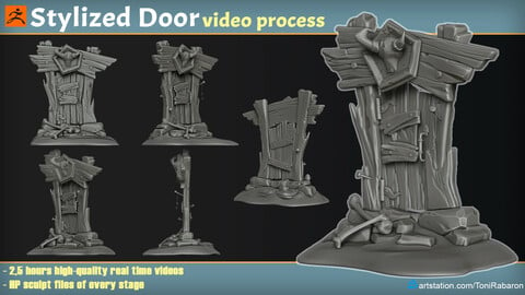 Stylized Door Video Process