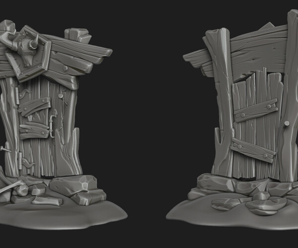 ArtStation - Stylized Door Video Process | Tutorials