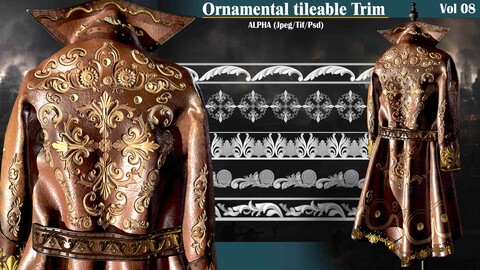 Ornamental tileable Trim