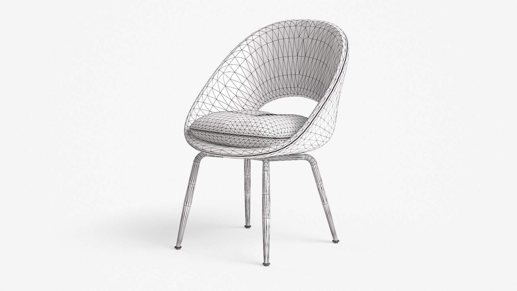 ArtStation - ORB dining chair | Game Assets