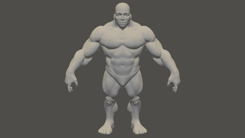 Fantasy Dwarf Male Basemesh 01