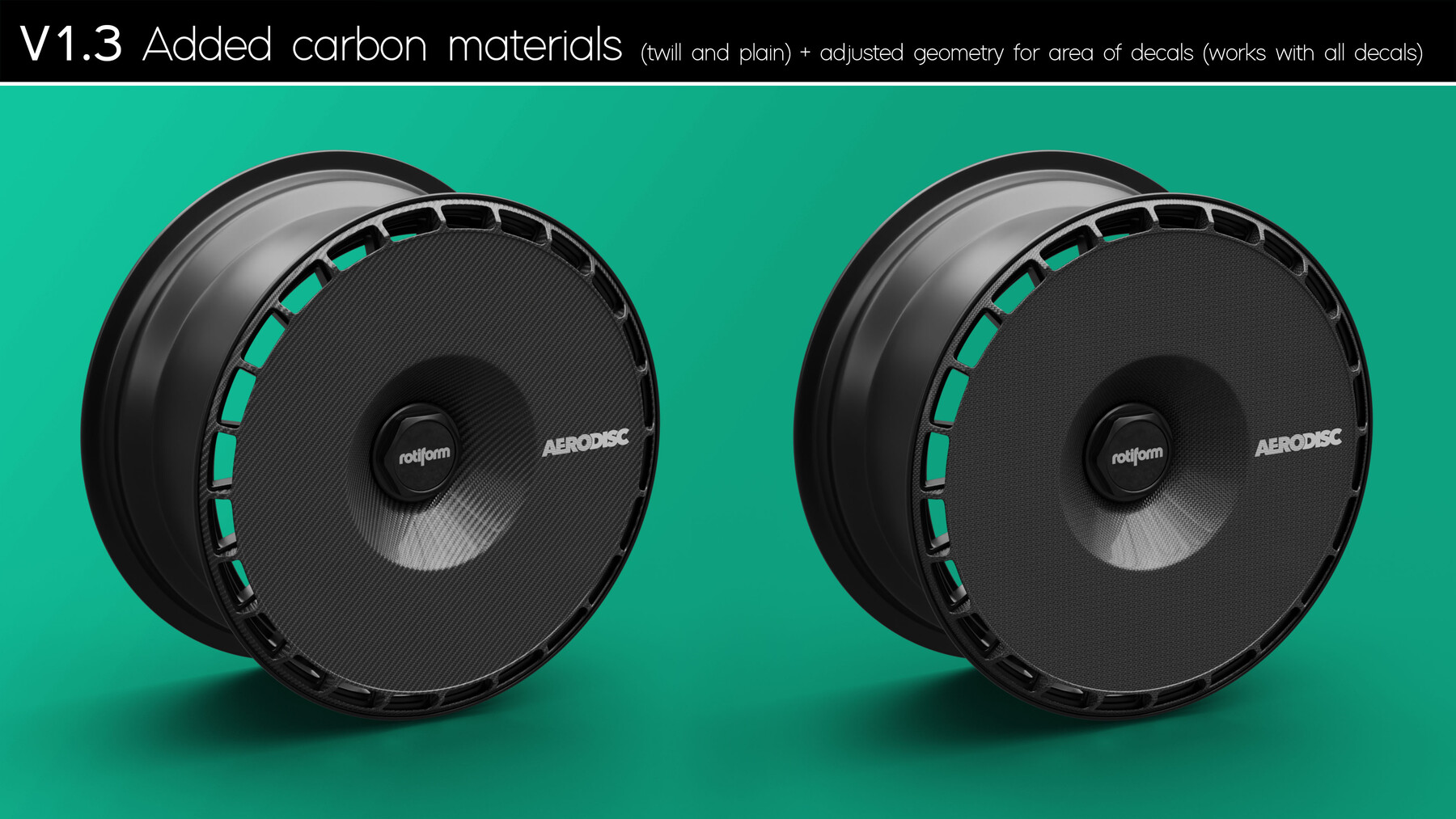 ArtStation Rotiform Aerodisc Turbofan Rim/Wheel 3D Model + Designs