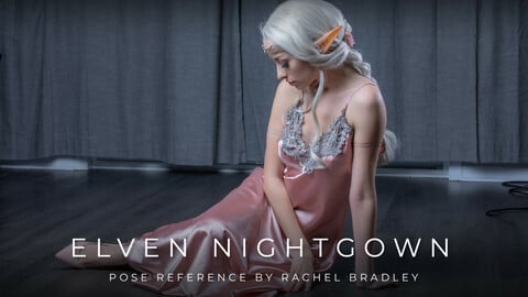 FREE Elven Nightgown- Pose Reference For Artists