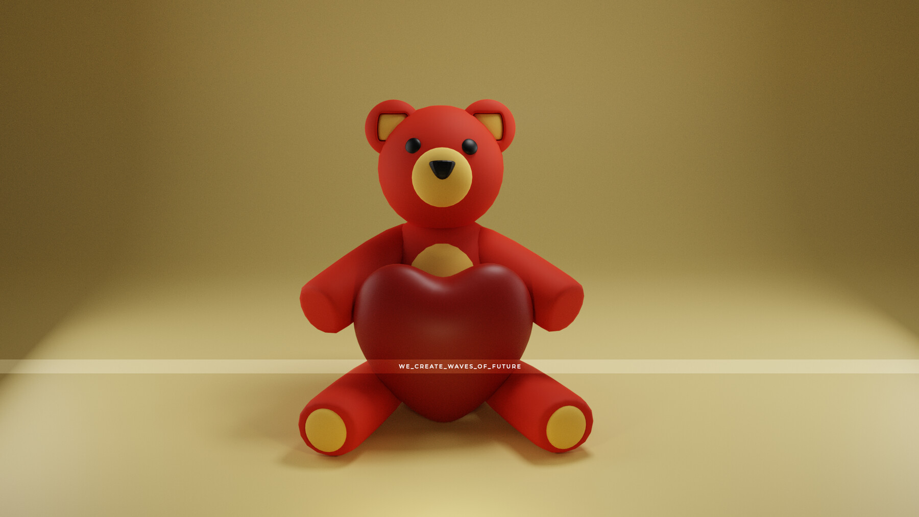 Bear present. Подарок 3д.
