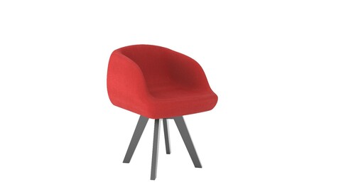 Dining Chair Luxury Modern 3D model