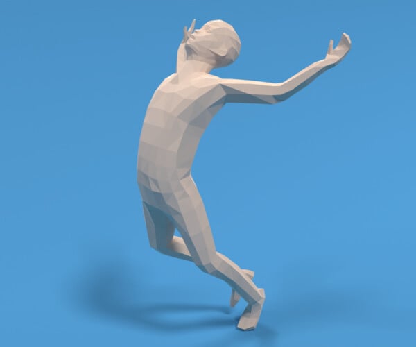 ArtStation - Low Poly Falling Kid | Resources