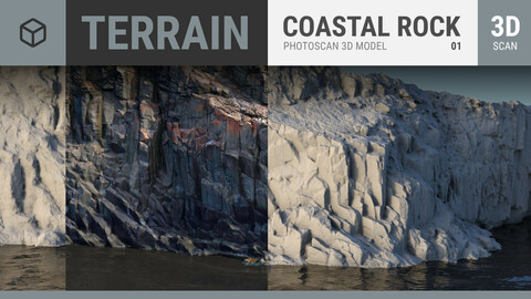 Coastal Rock 01 - 3D Scan