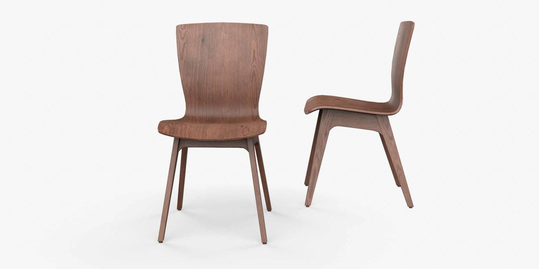 ArtStation Dining Chair Crest Bentwood Game Assets