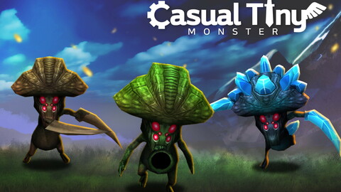 Casual Tiny Monster - Alien Pack