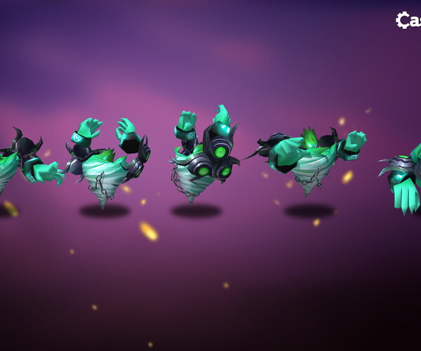 ArtStation - Casual Tiny Monster - Spiritking Pack | Game Assets