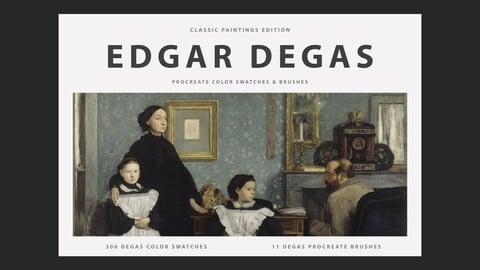 Edgar Degas Procreate Brushes