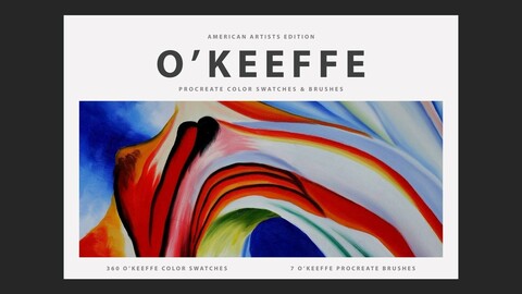 Georgia O' Keeffe Procreate Brushes