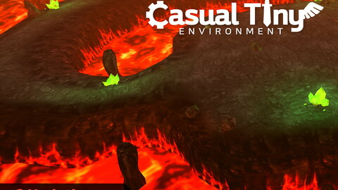 Casual Tiny Environment - Magma Set