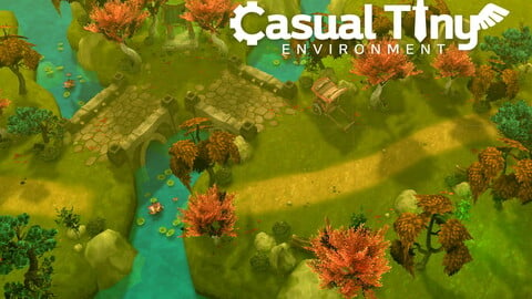 Casual Tiny Environment - Oriental Forest