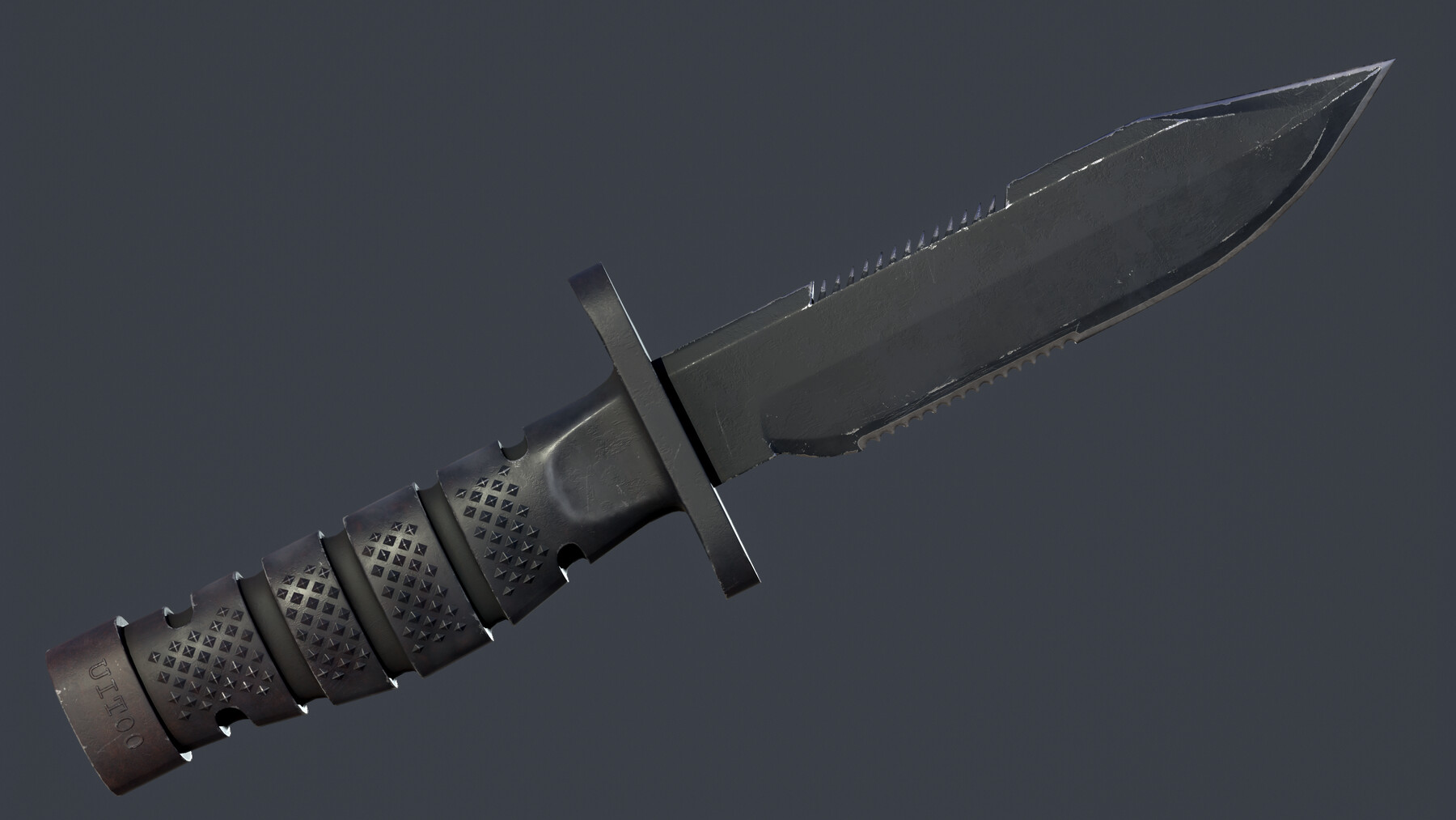 ArtStation Combat Knife Kit 10 Fully Completed Gameready Knifes VR / AR / lowpoly 3d model