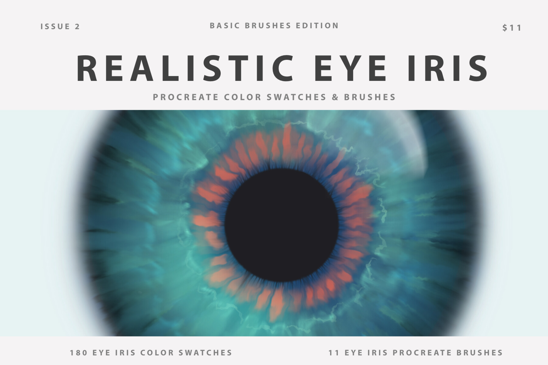 ArtStation Realistic Eye Iris Procreate Brushes Brushes