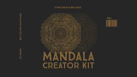 Mandala Creator Procreate Kit