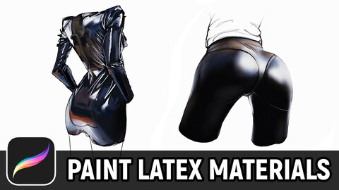 2 Hour Narrated Latex Material Study [Procreate]