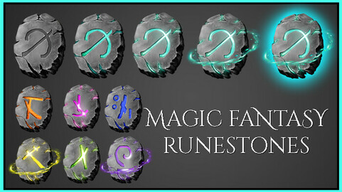Magic Fantasy Rune Stones