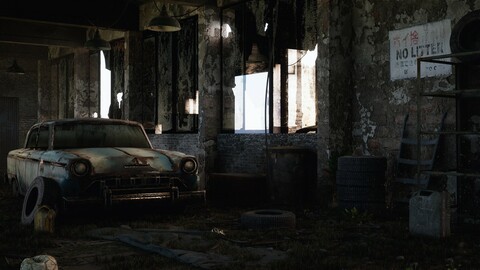 Garage (Unreal Engine 05 environment)