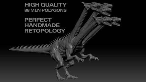 Hydra High Quality Sculpt 3D model