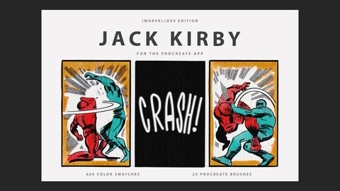 Jack Kirby's Procreate Kit (Ideal for Comic Artists)