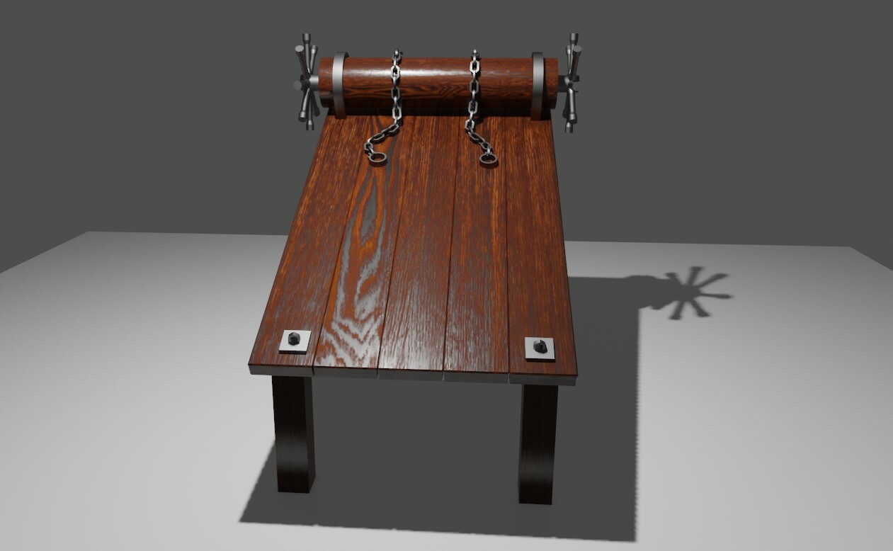 ArtStation Torture Machine Medieval Stretch Maquina de Tortura