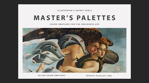 Master's Palettes (Color Swatches for the Procreate App)