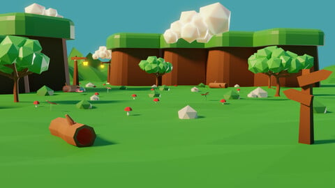 Low Poly Environment Pack #1