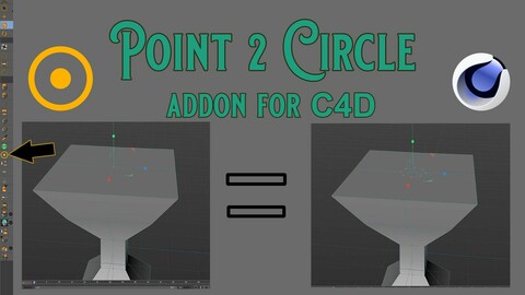 Vert 2 Circle addon for C4D