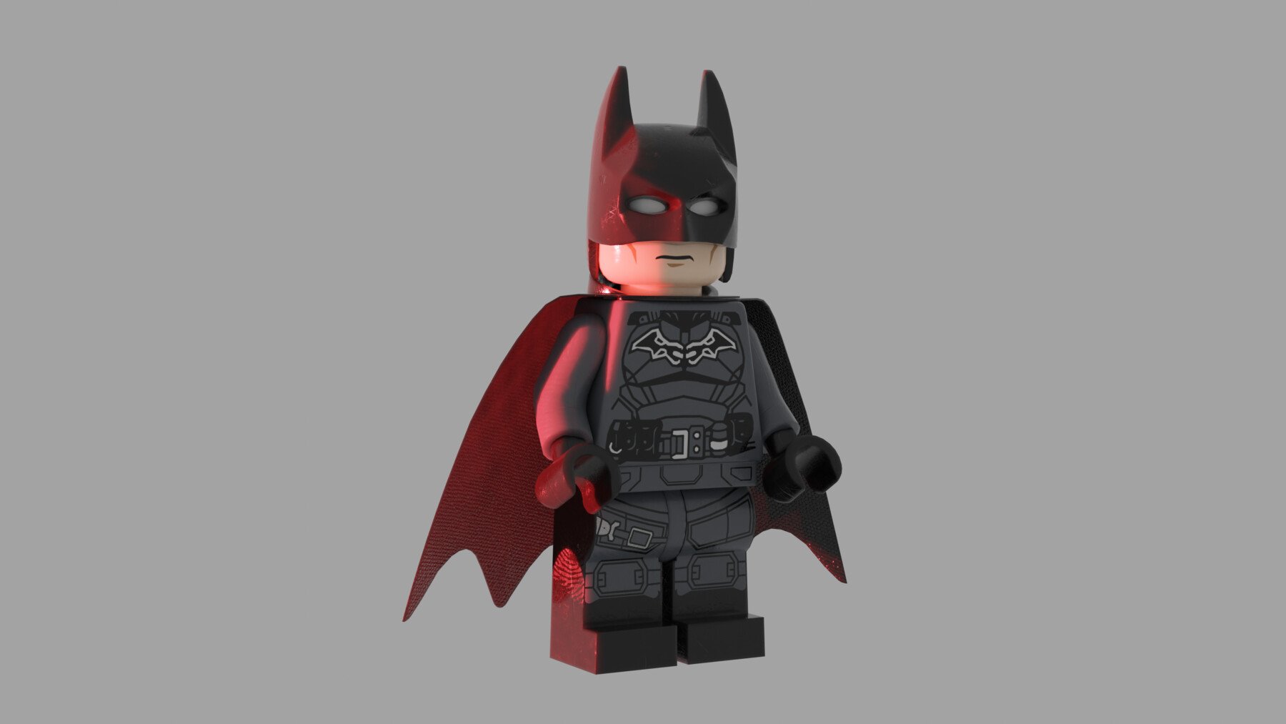 ArtStation - The Batman (2022) LEGO figure decal for MECABRICKS/BLENDER