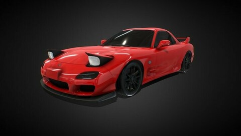 Mazda RX7 Animated Download