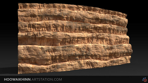 Cliff Rock (001) - Substance Designer Material