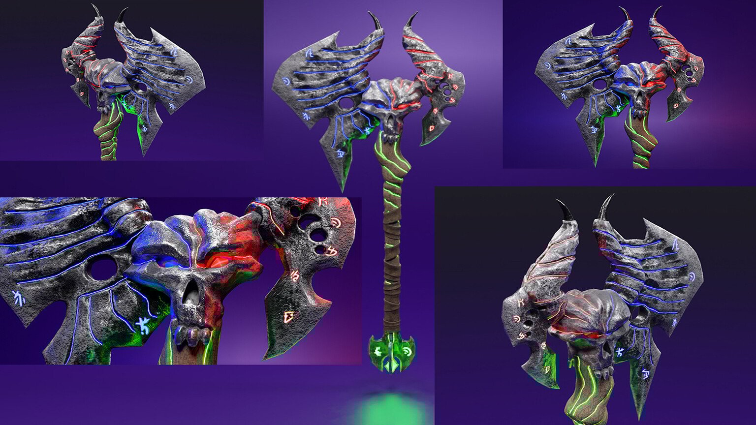 3D_Kod Magic axe