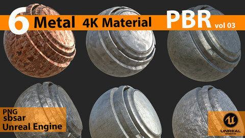 4 Metal _4k Matrerial _PBR-vol 3