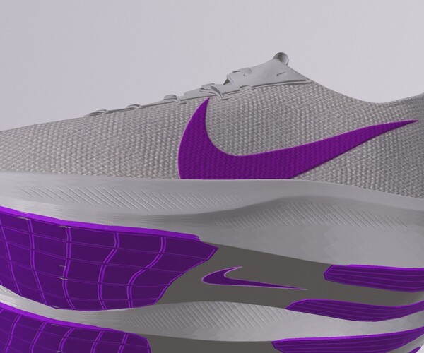 ArtStation NIKE RUNNING SHOES lowpoly PBR Game Assets
