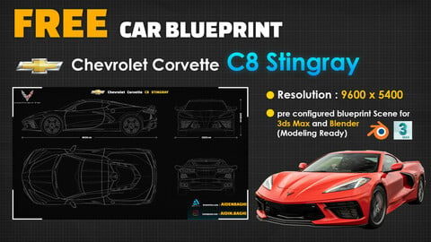 Chevrolet Corvette C8 Stingray Blueprint