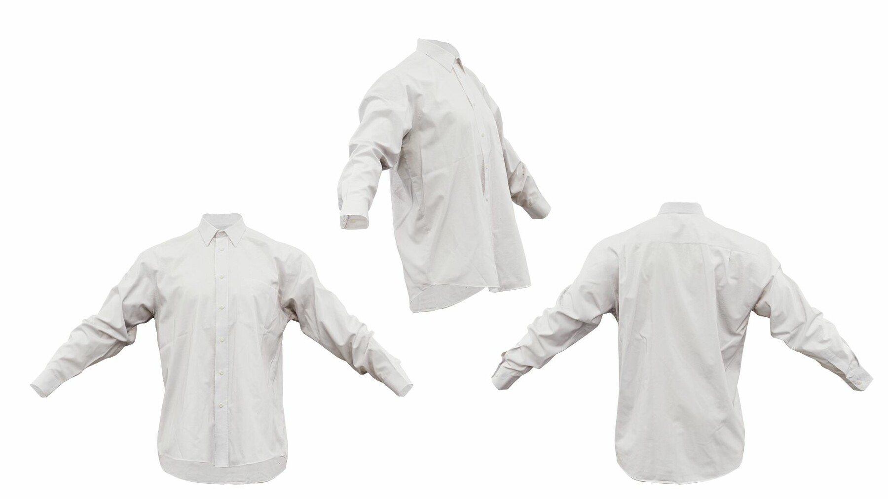 ArtStation - Shirt Plain Buttoned Up | Game Assets