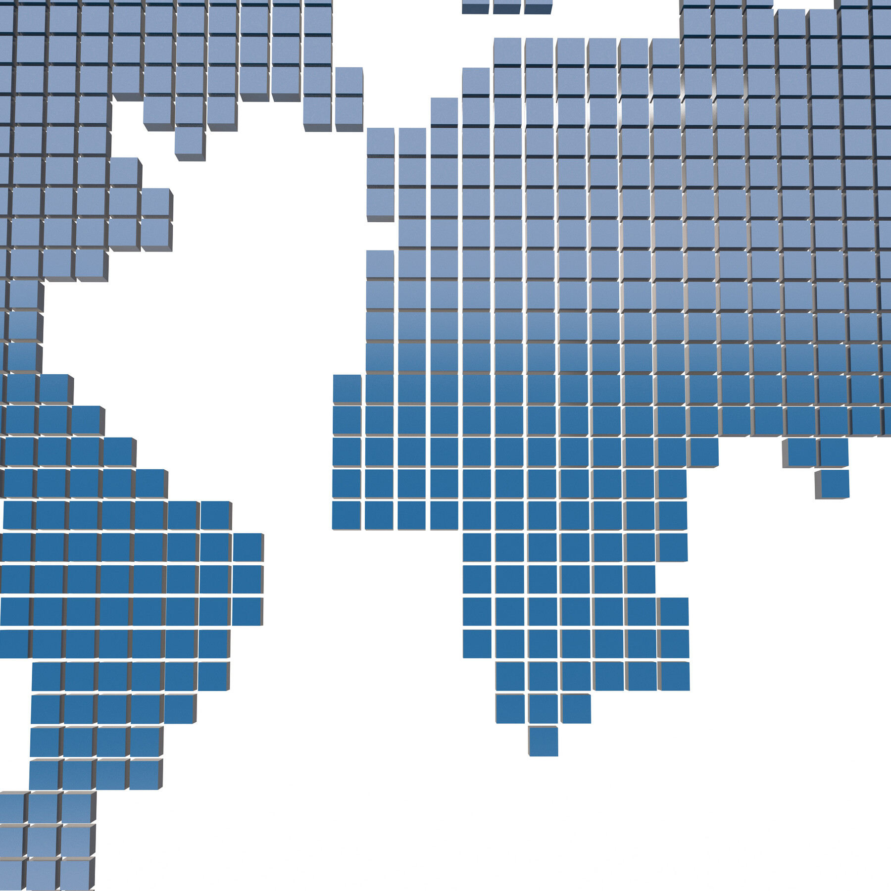 Пиксельная карта. Pixel World Map. Cube combination Map.