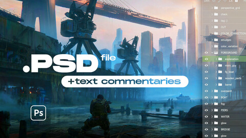 DEAD WATER / PSD file + text commentaries