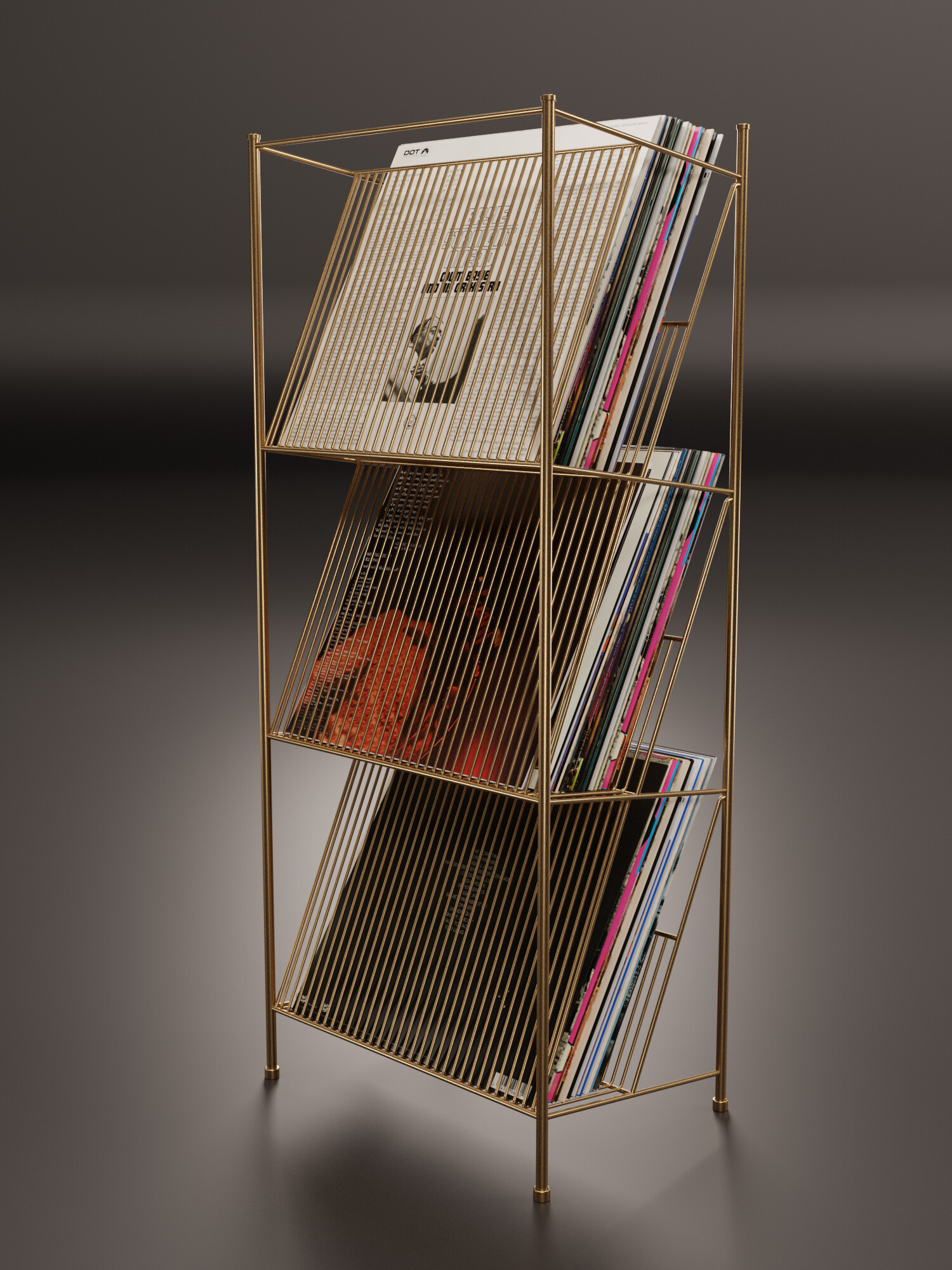 Corner Store Vinyl Storage Rack