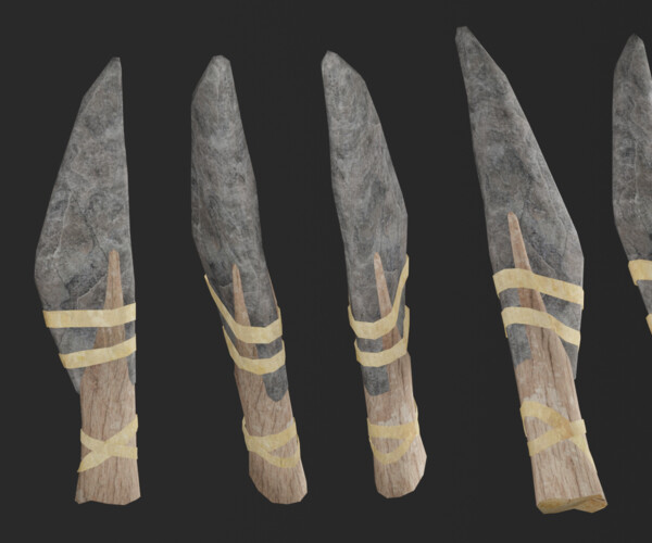 ArtStation - Stone Weapons pack | Game Assets