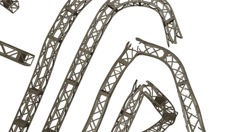 28 piece broken structural parts kitbash part 1