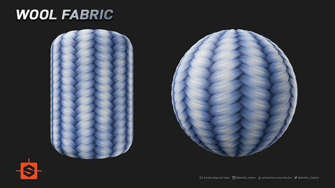 Procedural Texture of Wool Fabric