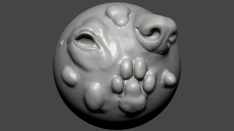 Dog ZBrush VDM Brush