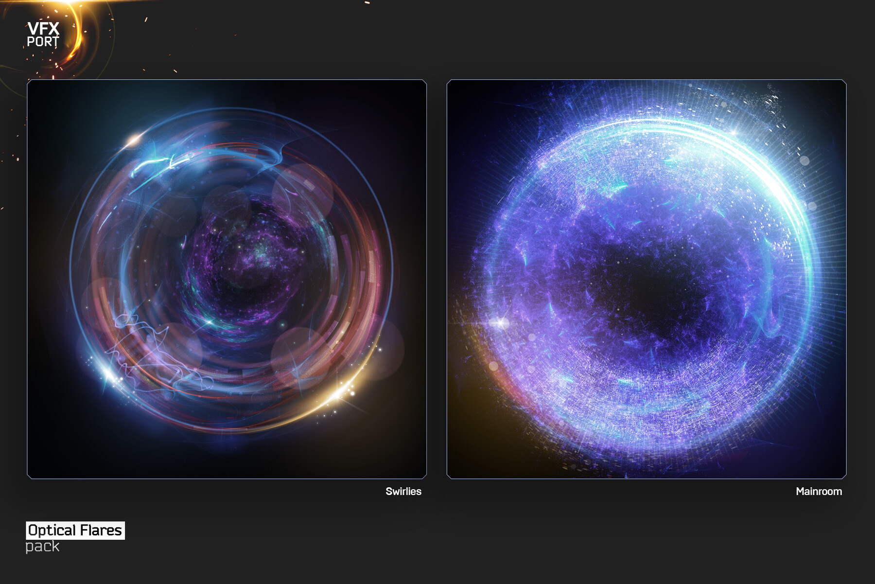 ArtStation - 15 Optical Flares Pack | Resources