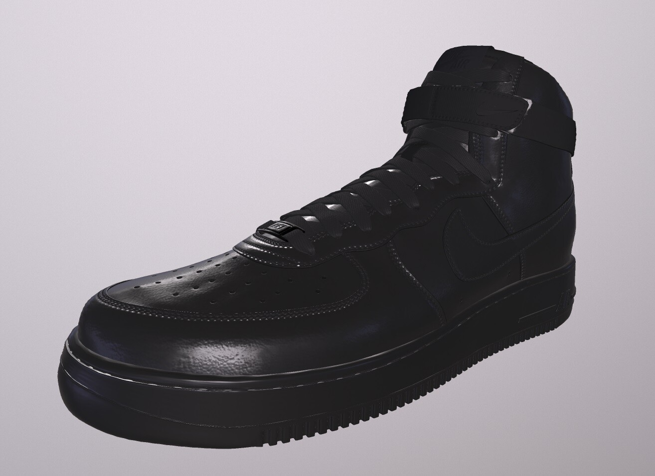 ArtStation - NIKE AIR FORCE 1 SHOES low-poly PBR