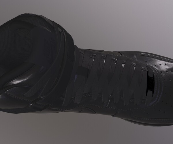 ArtStation - NIKE AIR FORCE 1 HIGH SHOES low-poly PBR | Game Assets