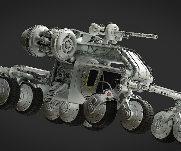 ArtStation - Scifi Rover | Resources